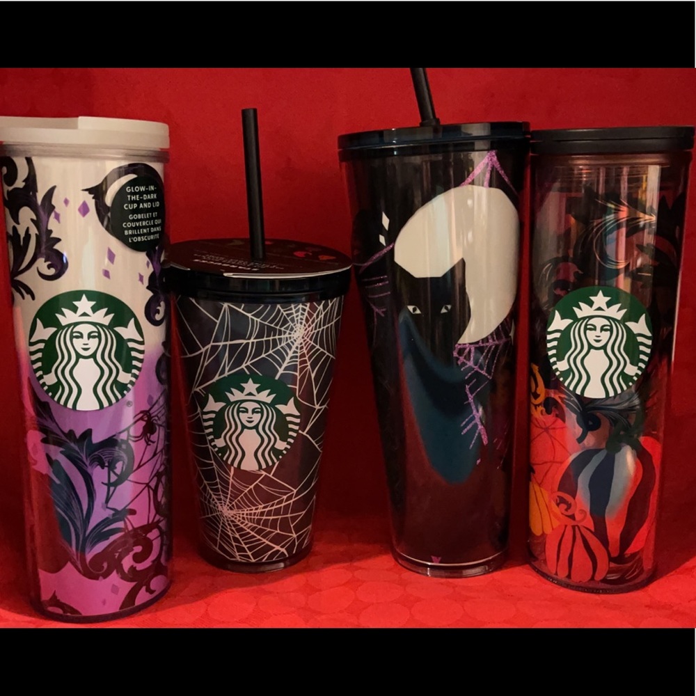 BNWT Starbucks Halloween Tumbler Set